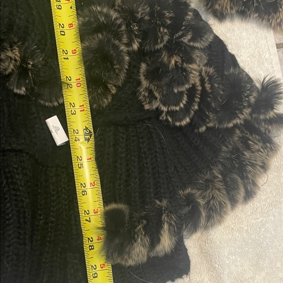 John Fashion Wool & Fur Trimmed Cardigan - Picture 10 of 16